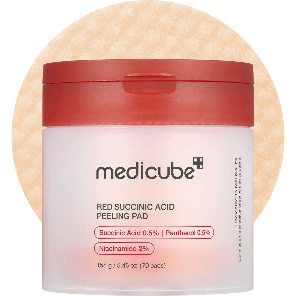 Medicube Red Succinic Acid Panthenol — Discos embebidos