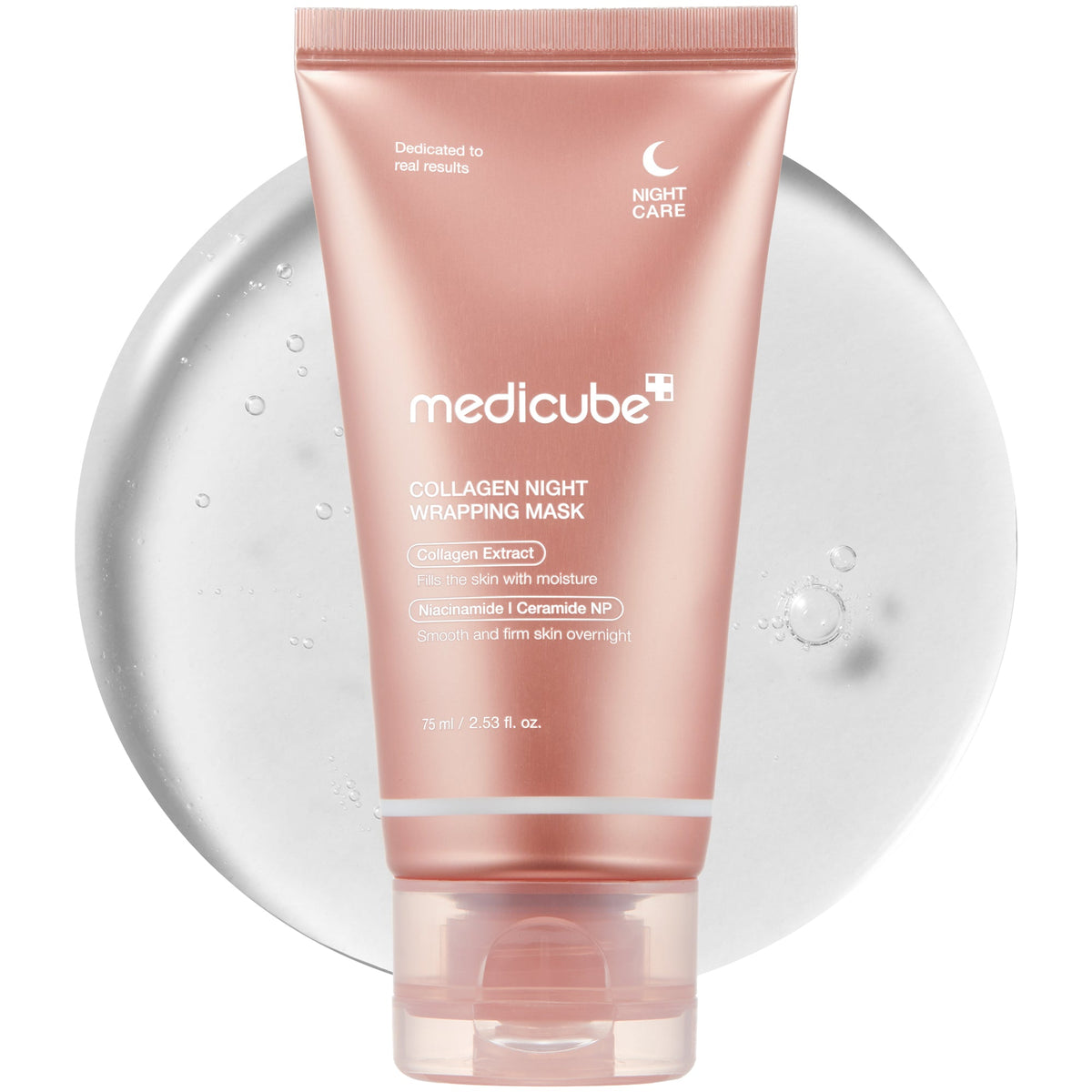 Medicube Collagen Night Wrapping Mask — Máscara Facial Peel-Off Noturna 75 ml — foto oficial da marca