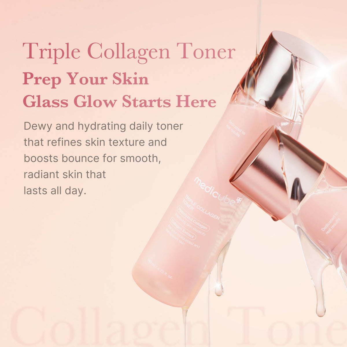 Medicube Triple Collagen Toner 4.0 — Tônico Facial 140 ml — foto oficial da marca