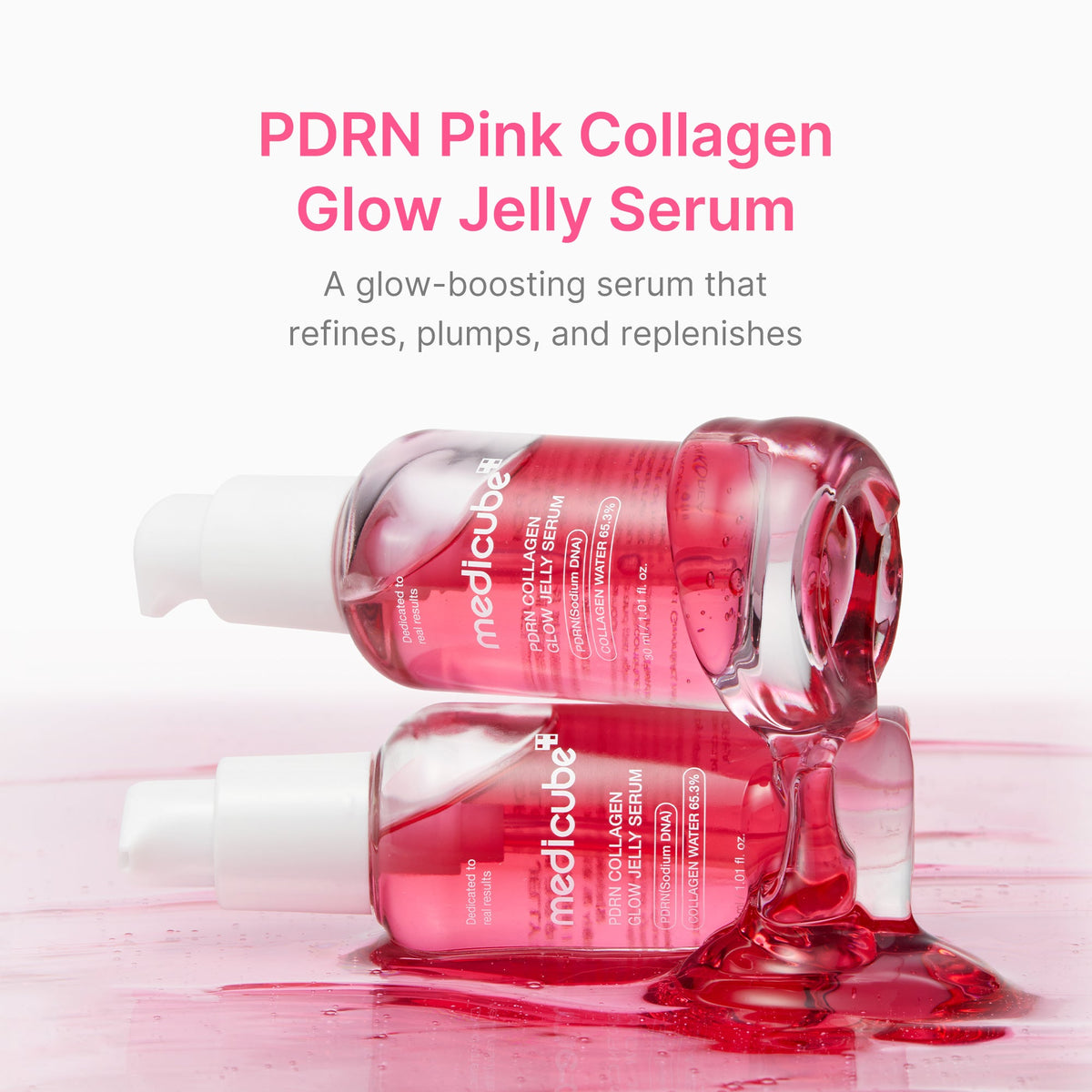 Medicube PDRN Pink Collagen Glow Jelly — Sérum facial — foto oficial da marca