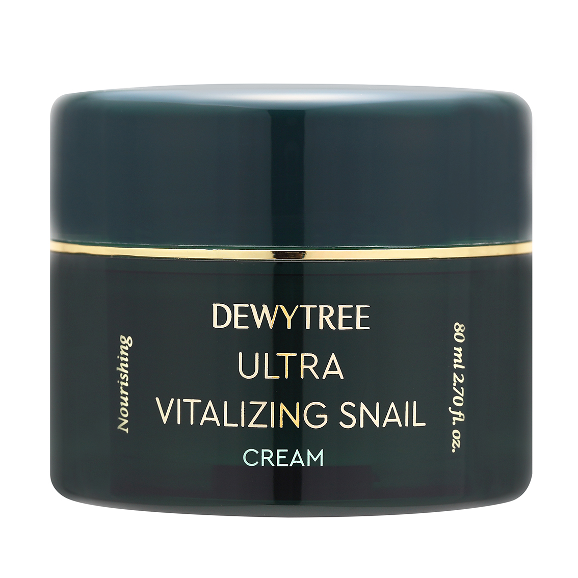 Dewytree Ultra Vitalizing Snail Cream 80 ml — embalagem frontal oficial em fundo branco