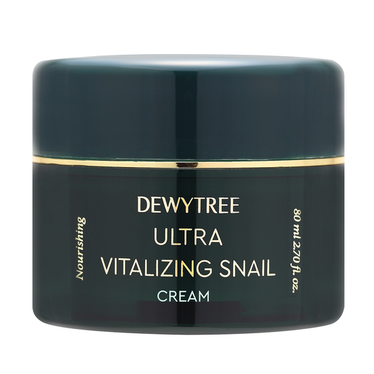 Dewytree Ultra Vitalizing Snail Cream 80 ml — embalagem frontal oficial em fundo branco