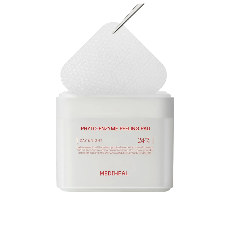 Mediheal Phyto-Enzyme Peeling Pad — Discos Faciais Esfoliantes, 90 Unidades