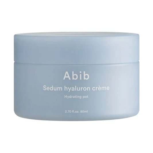 Abib Sedum Hyaluron Cream Hydrating Pot 80 ml — pote frontal oficial em fundo branco