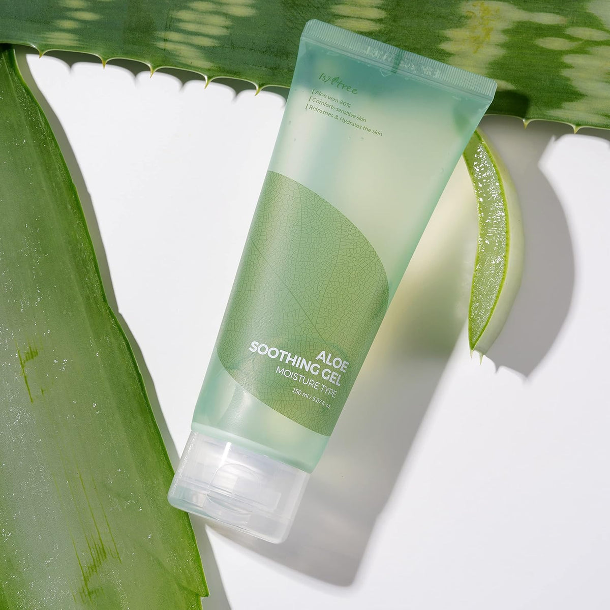 Isntree Aloe Soothing Gel Moisture Type 150 ml — produto e embalagem