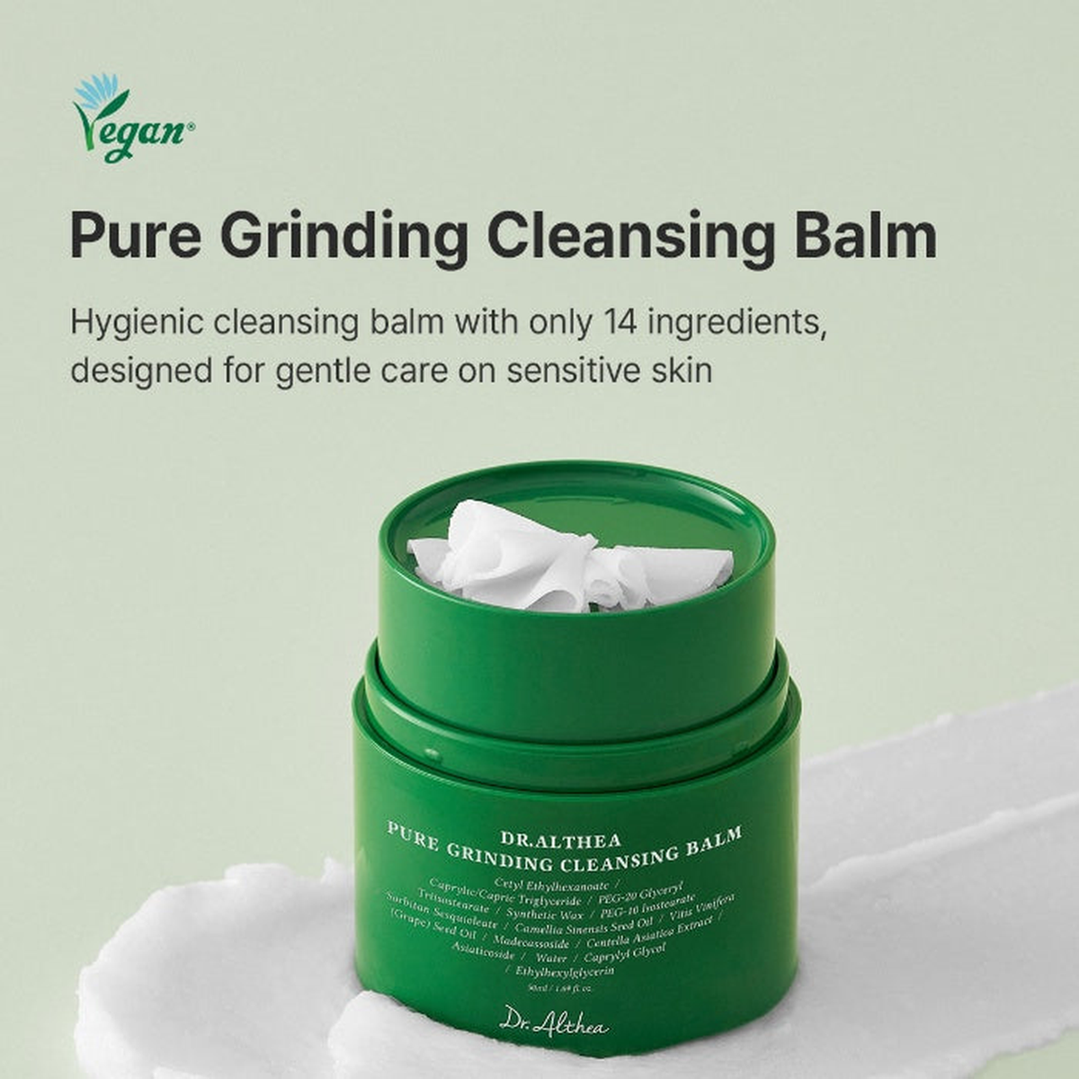 Dr.Althea Pure Grinding Cleansing Balm 50 ml — dosador interno e textura do bálsamo