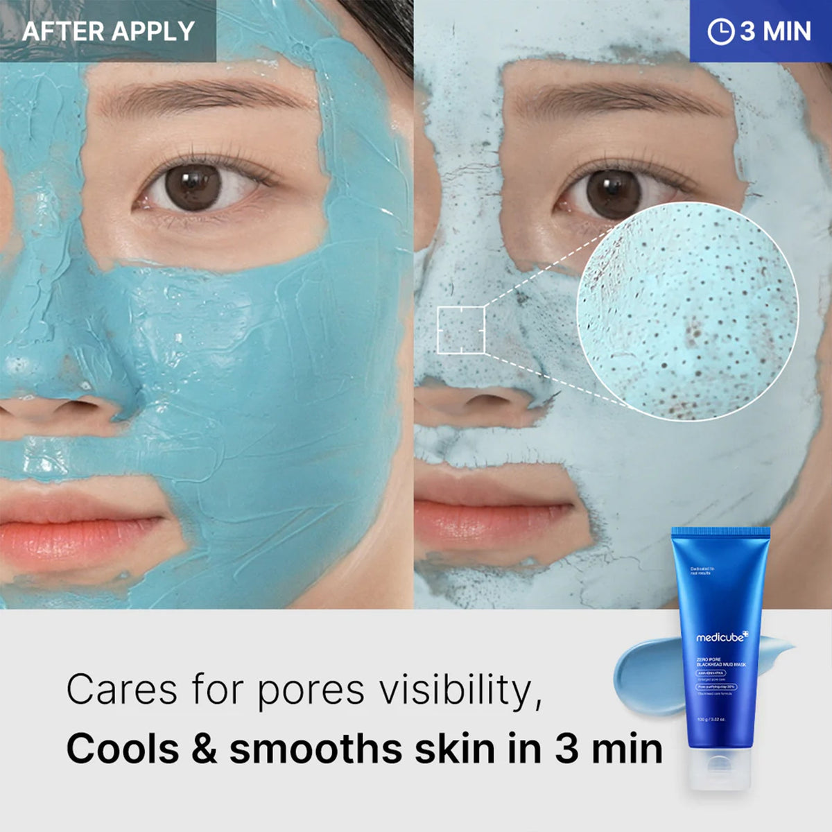 Medicube Zero Pore Blackhead Mud — Máscara facial — foto oficial da marca