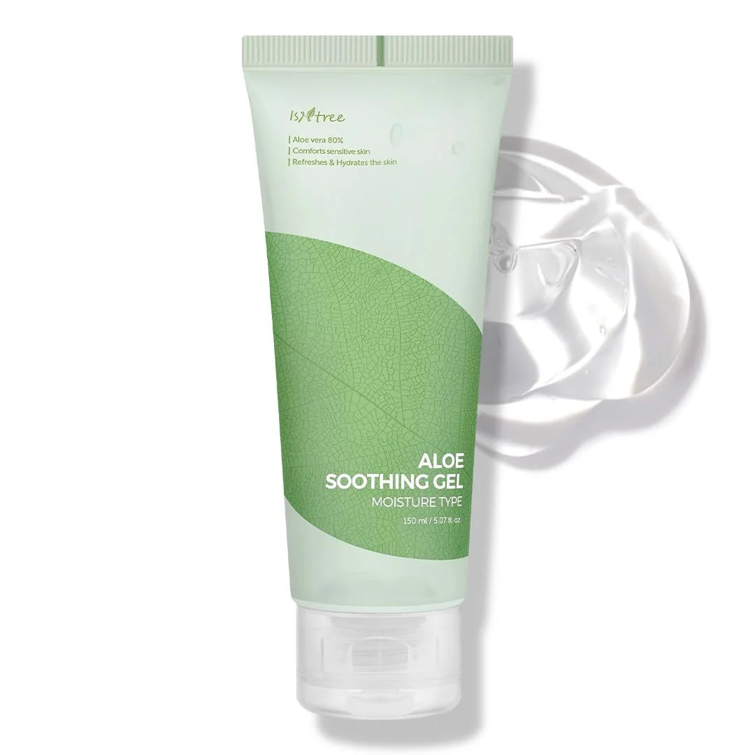 Isntree Aloe Soothing Gel Moisture Type 150 ml — textura do gel
