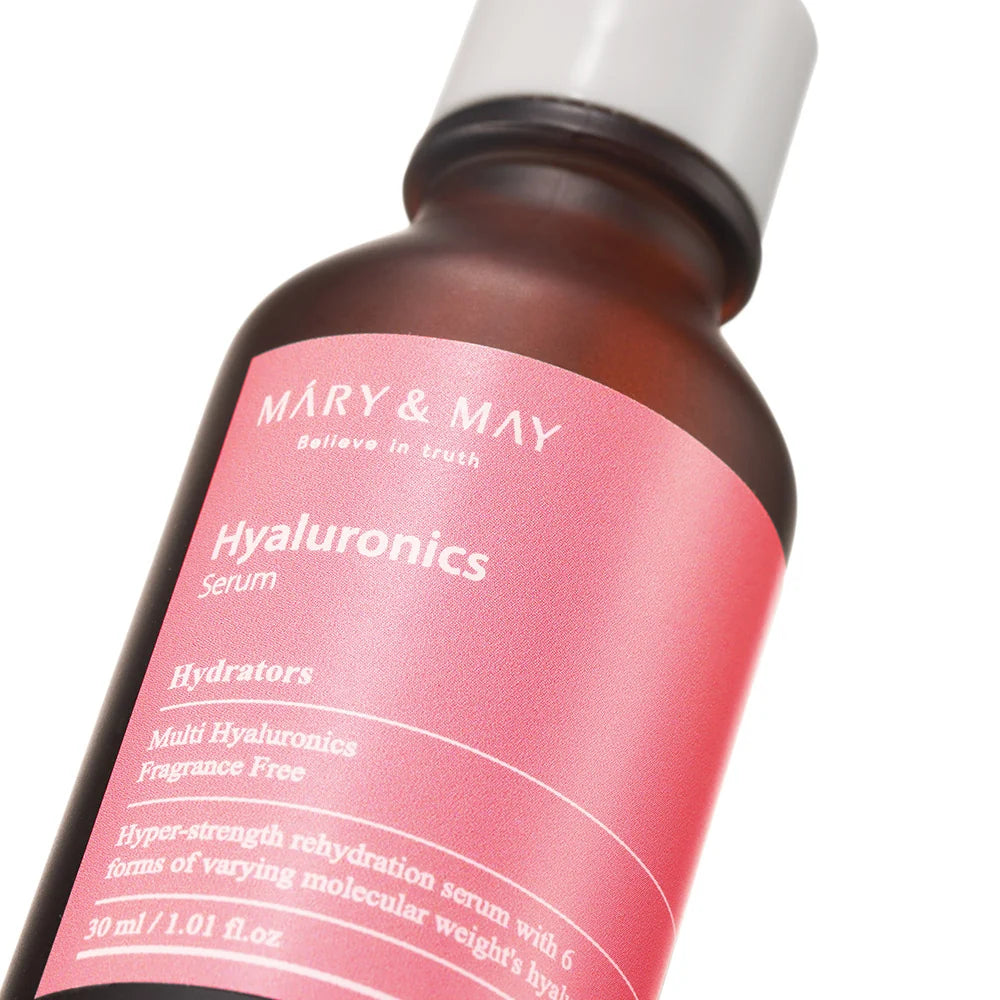 Mary&May Hyaluronics Serum 30 ml — detalhe do rótulo