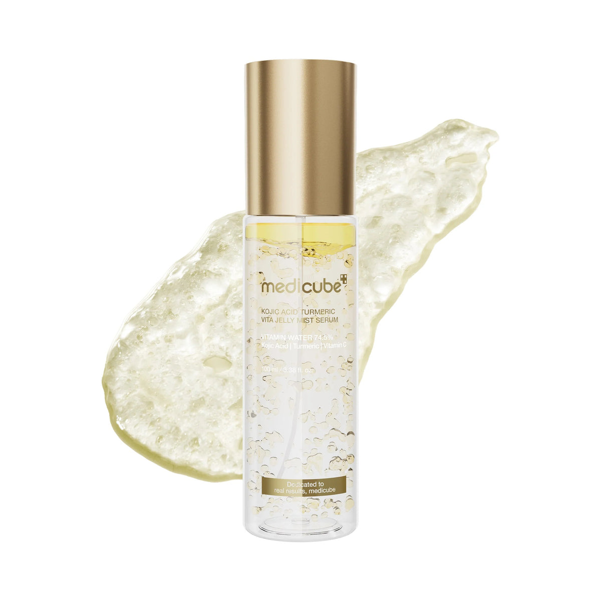 Medicube Kojic Acid Turmeric Vitamin Gold Jelly Mist — Sérum facial