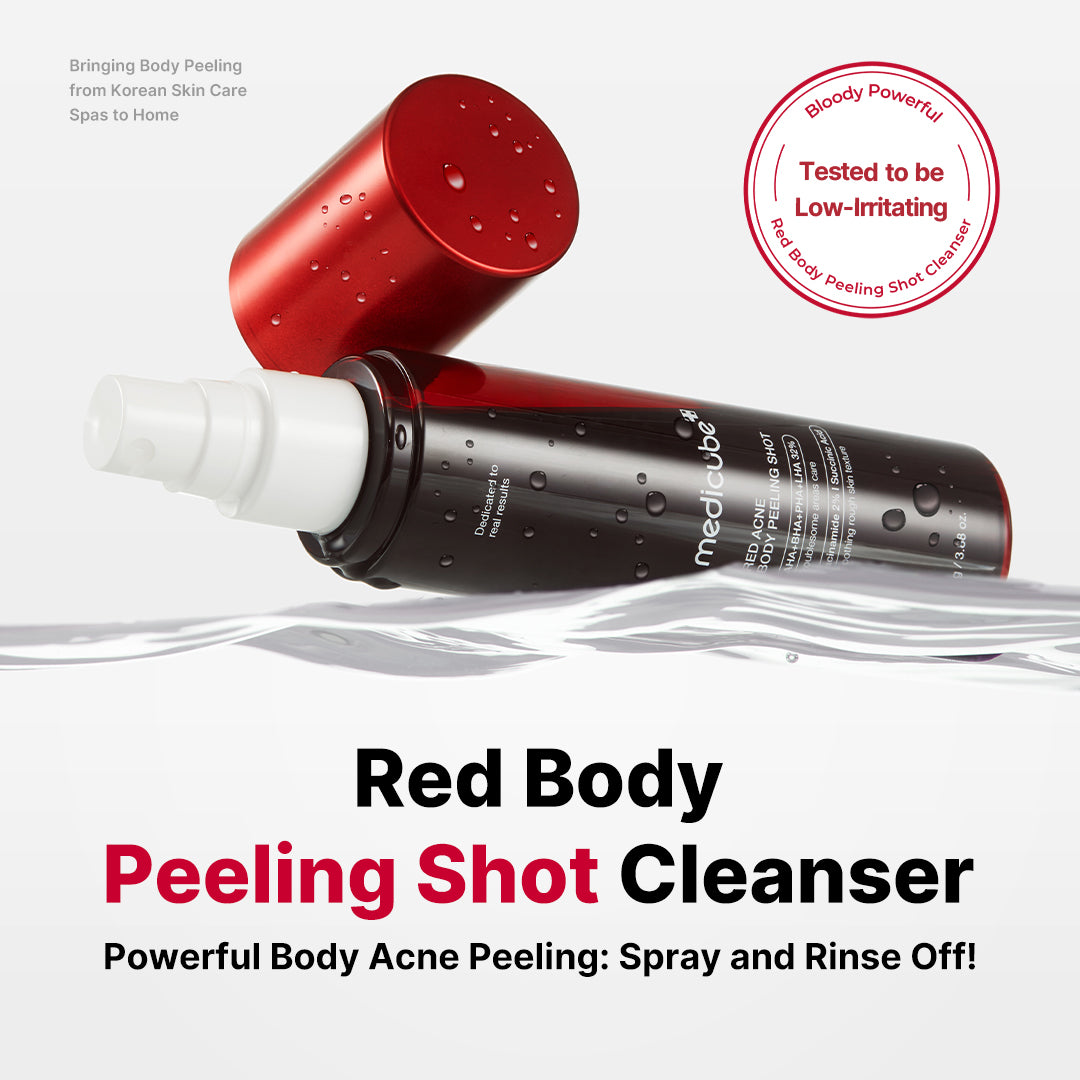Medicube Red Body Peeling Shot — Esfoliante corporal — foto oficial da marca