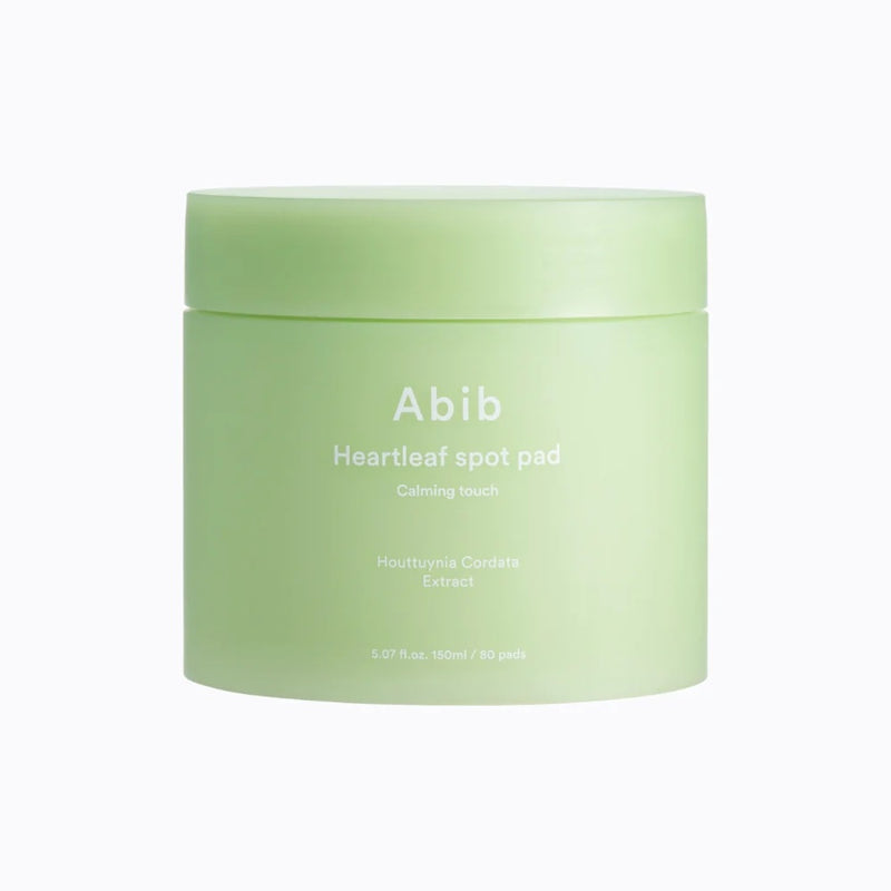 Abib Heartleaf Spot Pad Calming Touch — Discos Faciais 150 ml (80 un)