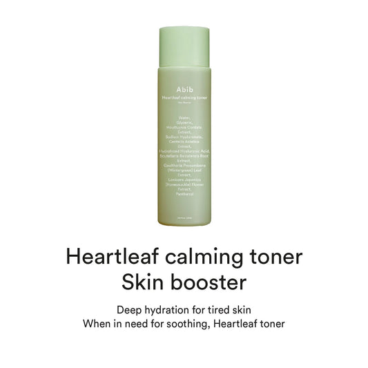 Abib Heartleaf Calming Toner Skin Booster — Tônico Facial 200 ml