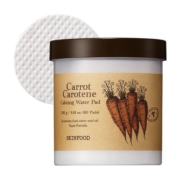 SKINFOOD Carrot Carotene Calming Water Pad — 60 Discos / 250 g