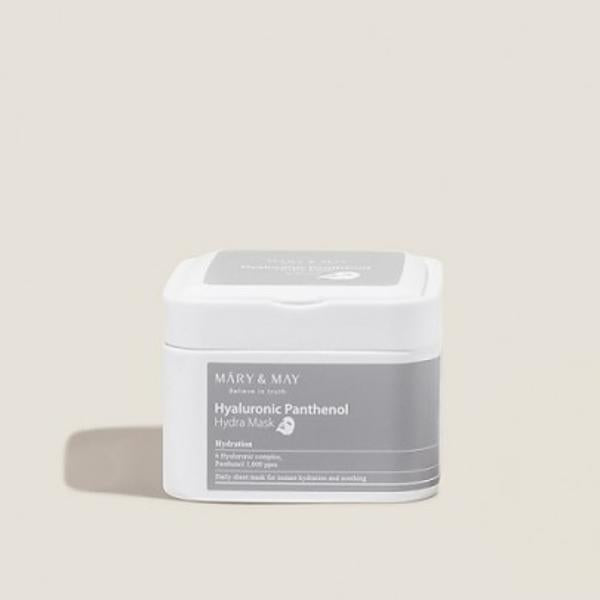 Mary&May Hyaluronic Panthenol Hydra Mask — Pote com 30 Máscaras 400 g