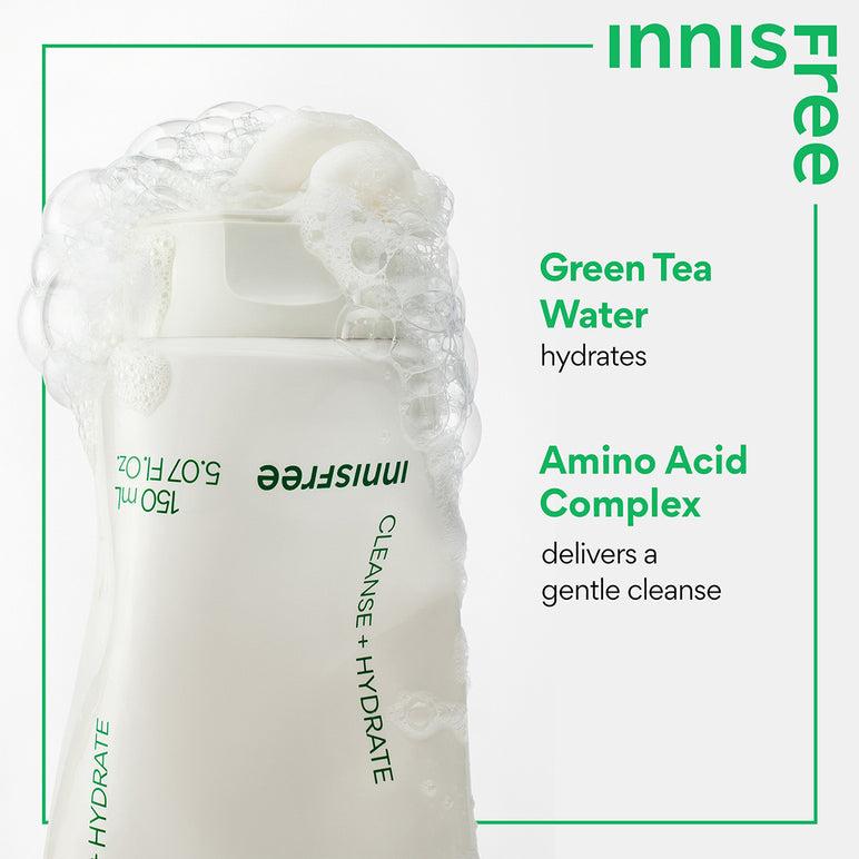 Innisfree Green Tea Amino Acid Cleansing Foam — Espuma de Limpeza Facial 150 ml