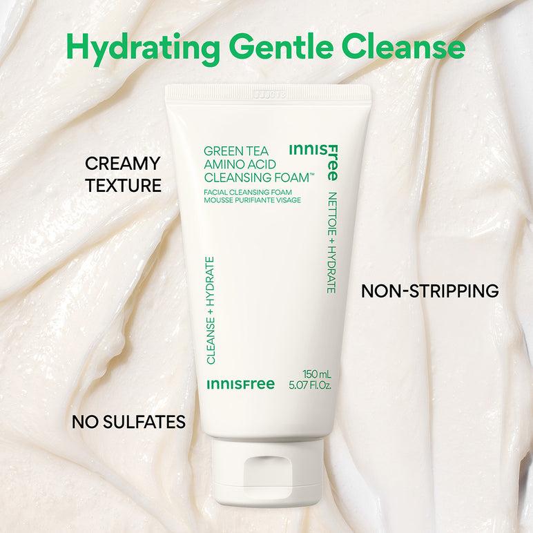 Innisfree Green Tea Amino Acid Cleansing Foam — Espuma de Limpeza Facial 150 ml