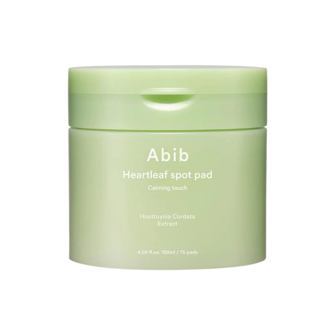 Abib Heartleaf Spot Pad Calming Touch — Discos Faciais 150 ml (80 un)