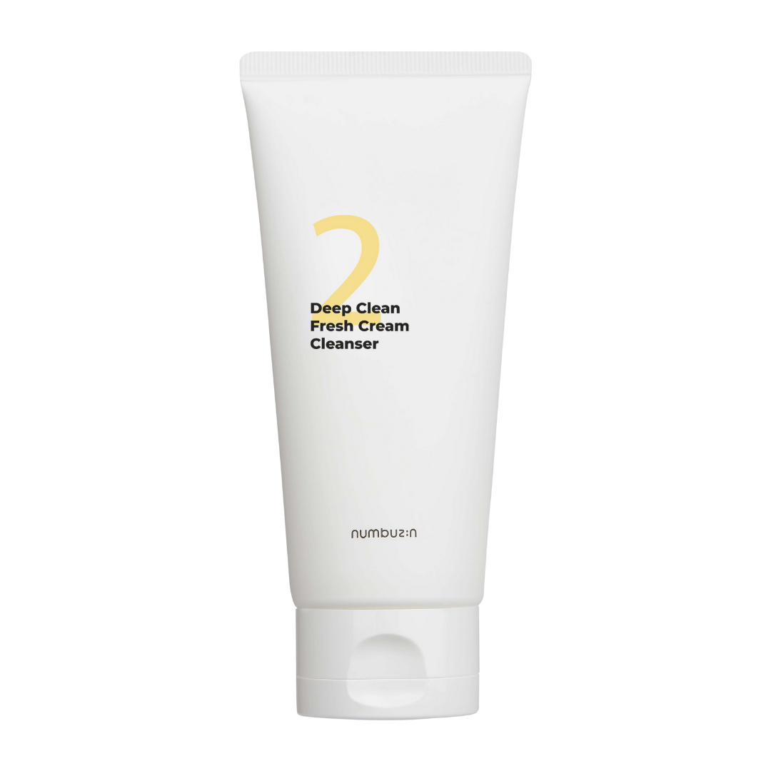 numbuz:n No.2 Deep Clean Fresh Cream Cleanser — Espuma de Limpeza Facial 120 ml
