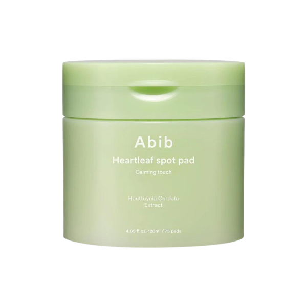 Abib Heartleaf Spot Pad Calming Touch — Discos Faciais 150 ml (80 un)