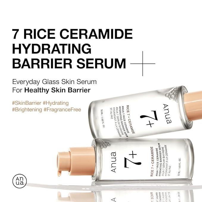 Anua Rice Ceramide 7 Hydrating Barrier Serum — Sérum Facial 50 ml
