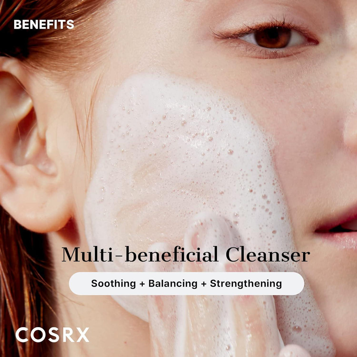 COSRX Pure Fit Cica Creamy Foam Cleanser — Espuma de Limpeza 150 ml
