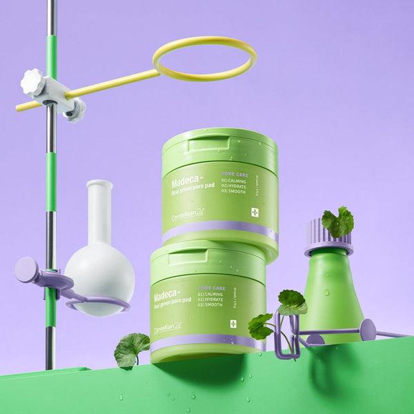 Centellian24 Madeca Real Green Pore Pad — Discos Faciais 60 unidades