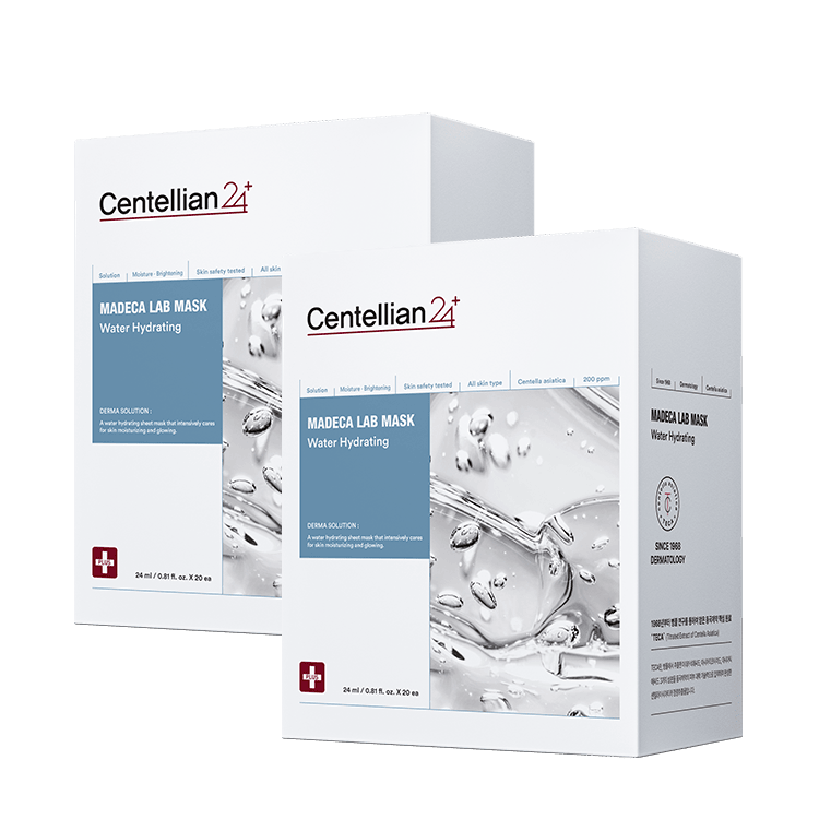 Centellian24 Madeca Lab Mask Water Hydrating — Máscara Facial 25 ml × 20 unidades