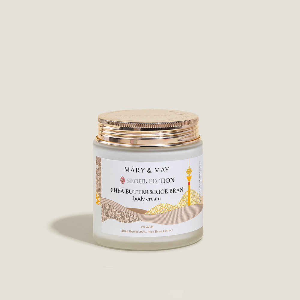 Mary&May Shea Butter & Rice Bran — Creme Corporal 250 ml