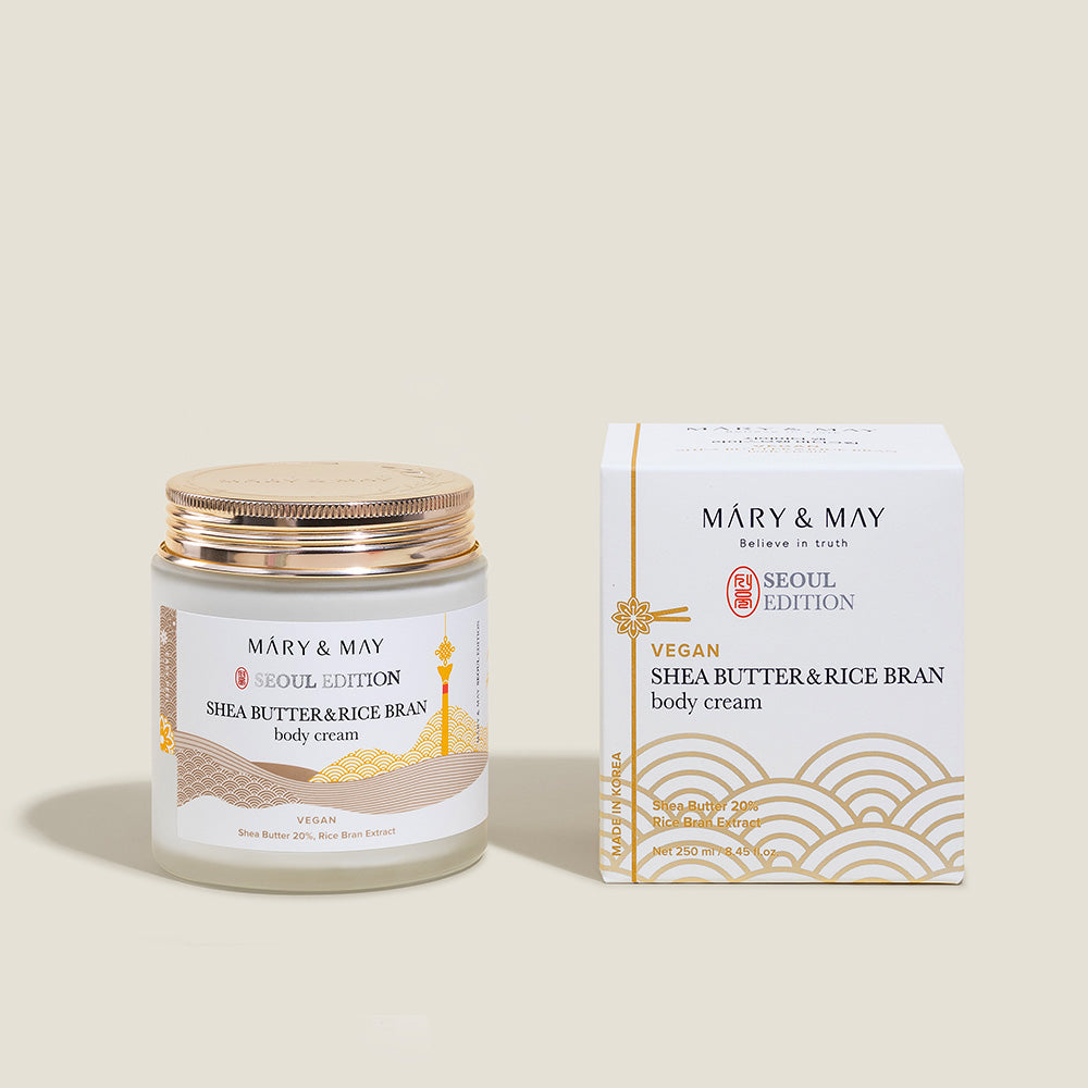 Mary&May Shea Butter & Rice Bran — Creme Corporal 250 ml