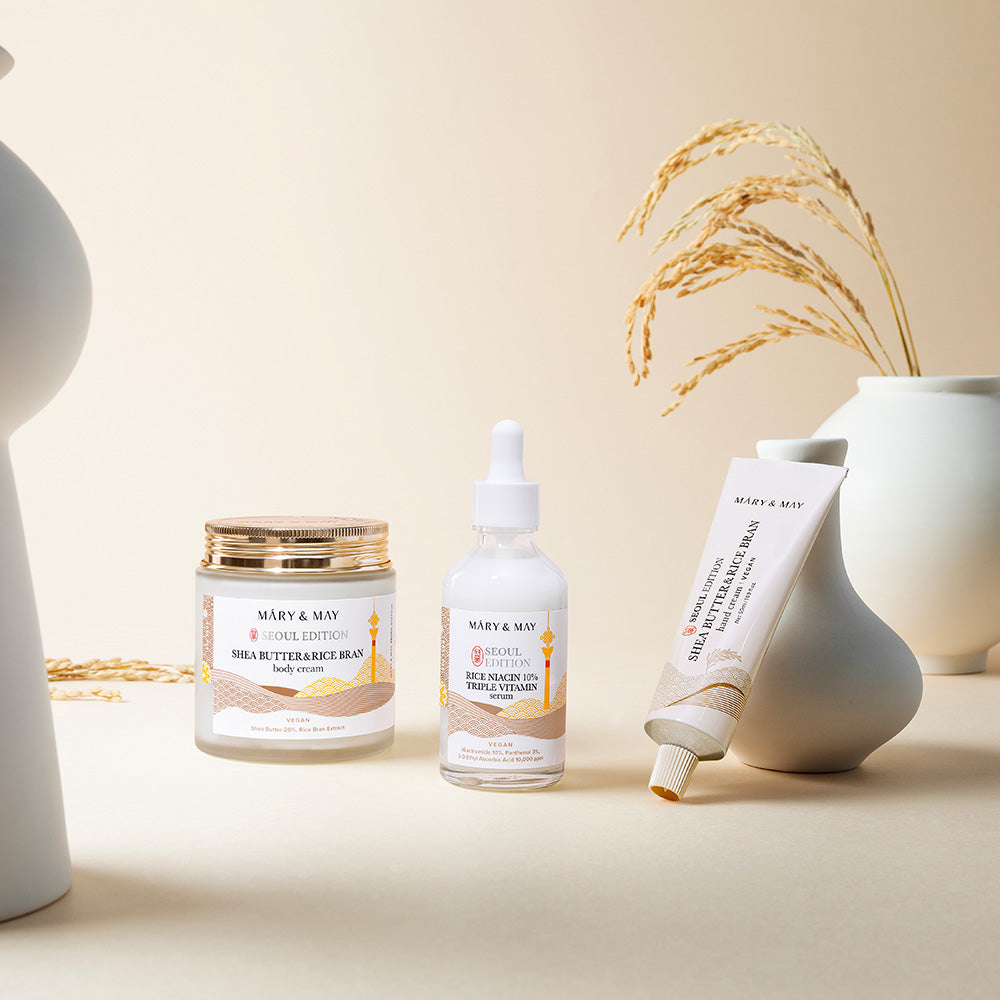 Mary&May Shea Butter & Rice Bran — Creme Corporal 250 ml