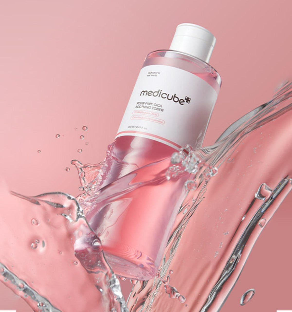 Medicube PDRN Pink Cica — Tônico facial calmante 250 ml