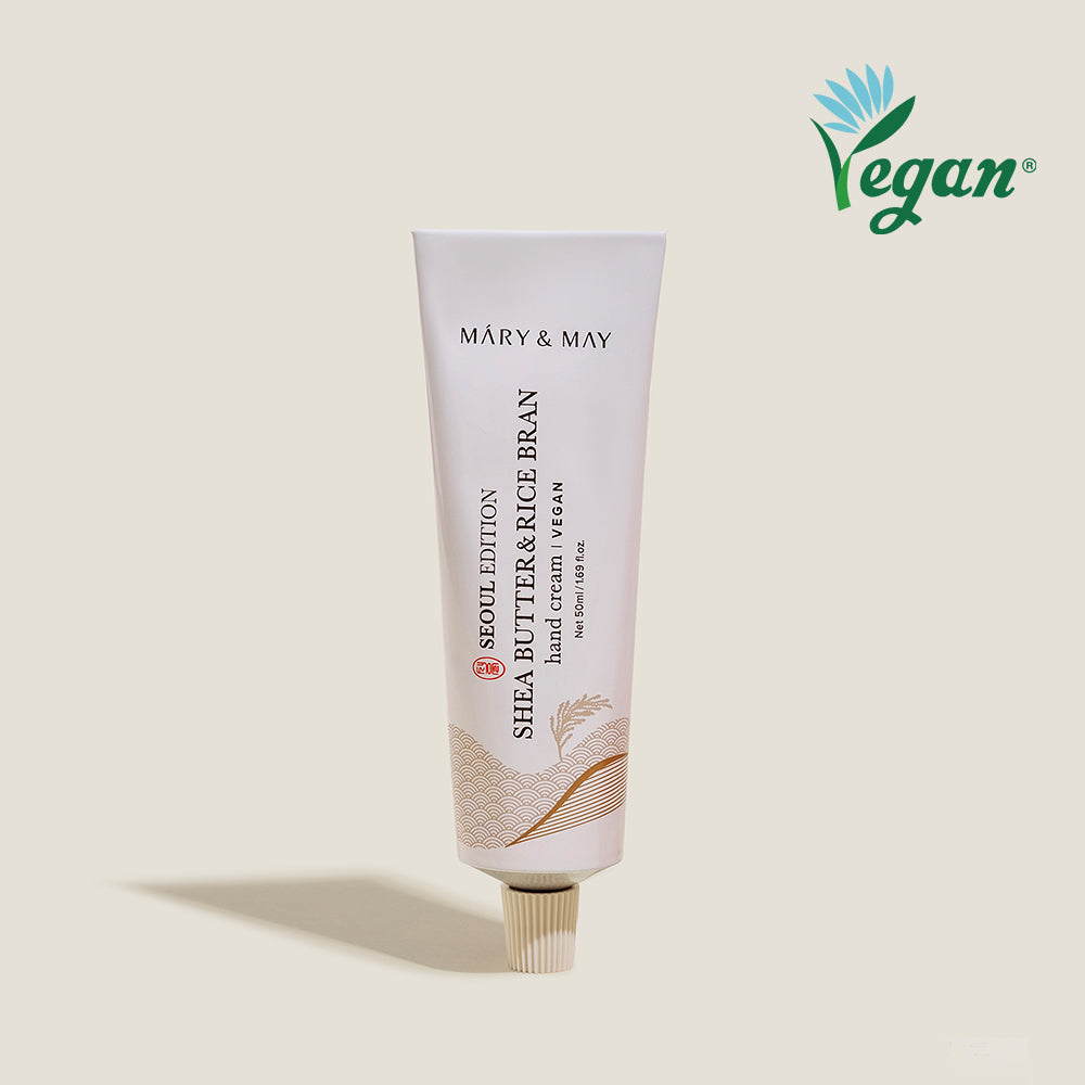 Mary&May Seoul Edition Shea Butter & Rice Bran Hand Cream — Creme para as Mãos 50 ml