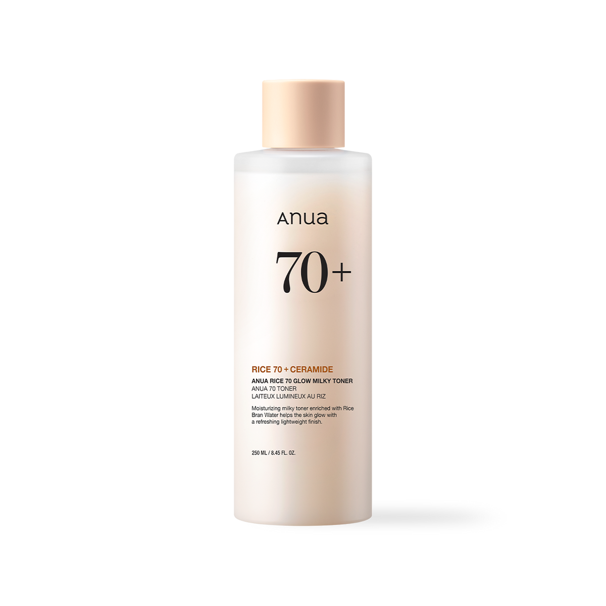 Anua Rice 70 Glow Milky Toner — Tônico Facial Leitoso 250 ml