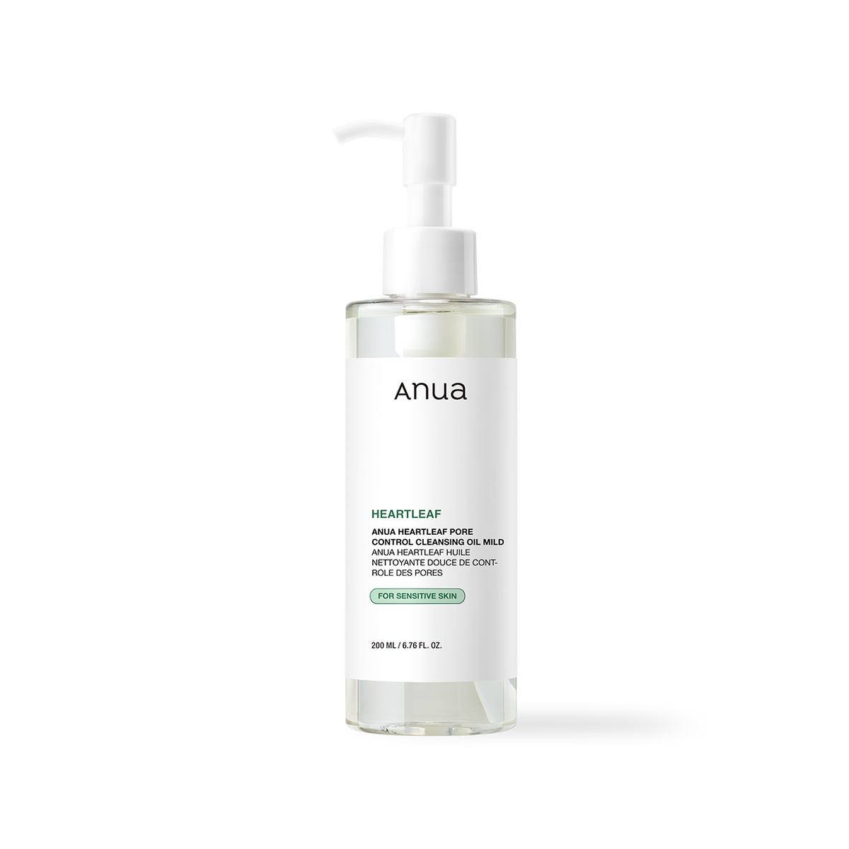 Anua Heartleaf Pore Control Cleansing Oil Mild — Óleo de Limpeza Facial 200 ml