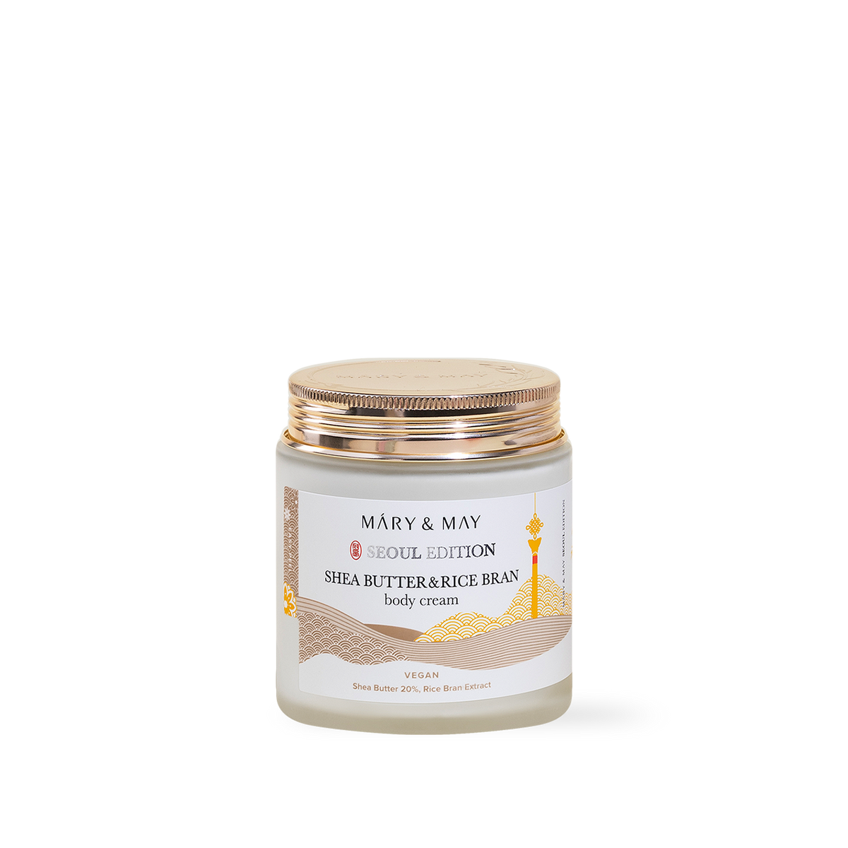 Mary&May Shea Butter & Rice Bran — Creme Corporal 250 ml