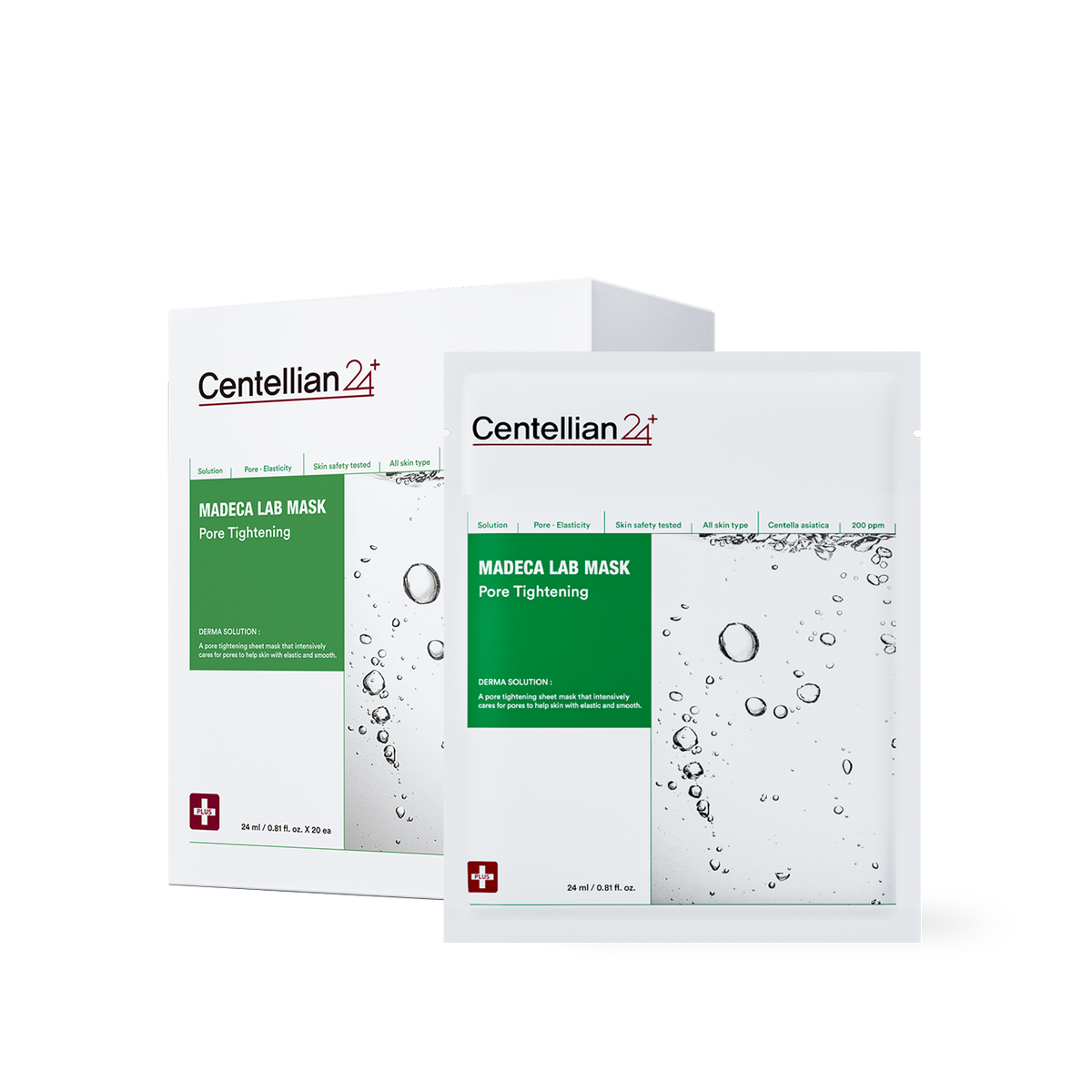 Centellian24 Madeca Lab Mask Pore Tightening — Máscara Facial 20 × 25 ml