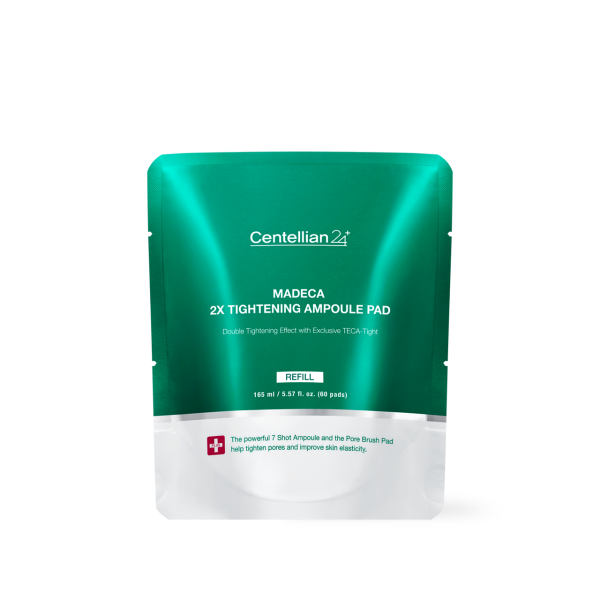 Centellian24 Madeca Double Tightening Ampoule Pad Refil — Discos Faciais 60 unidades