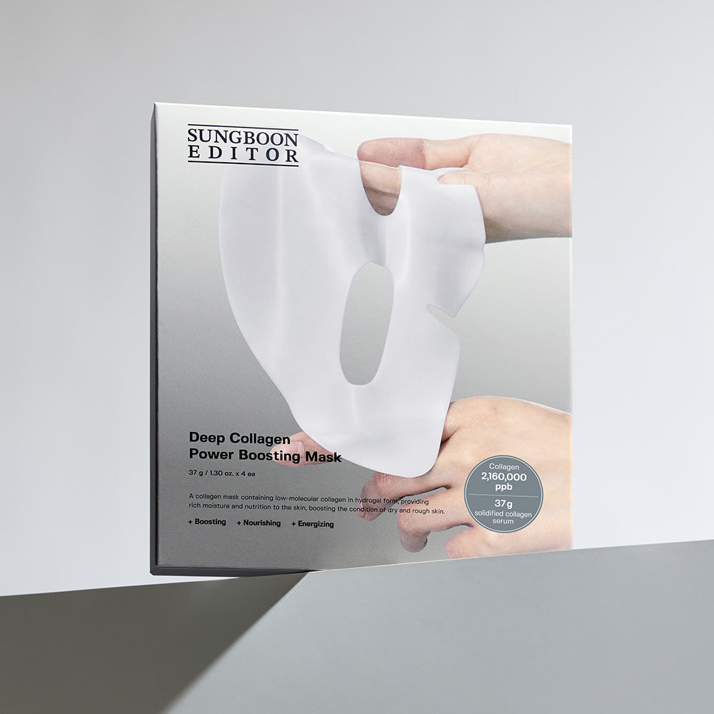 Sungboon Editor Deep Collagen Power Boosting — Máscara Facial 4 × 37 g