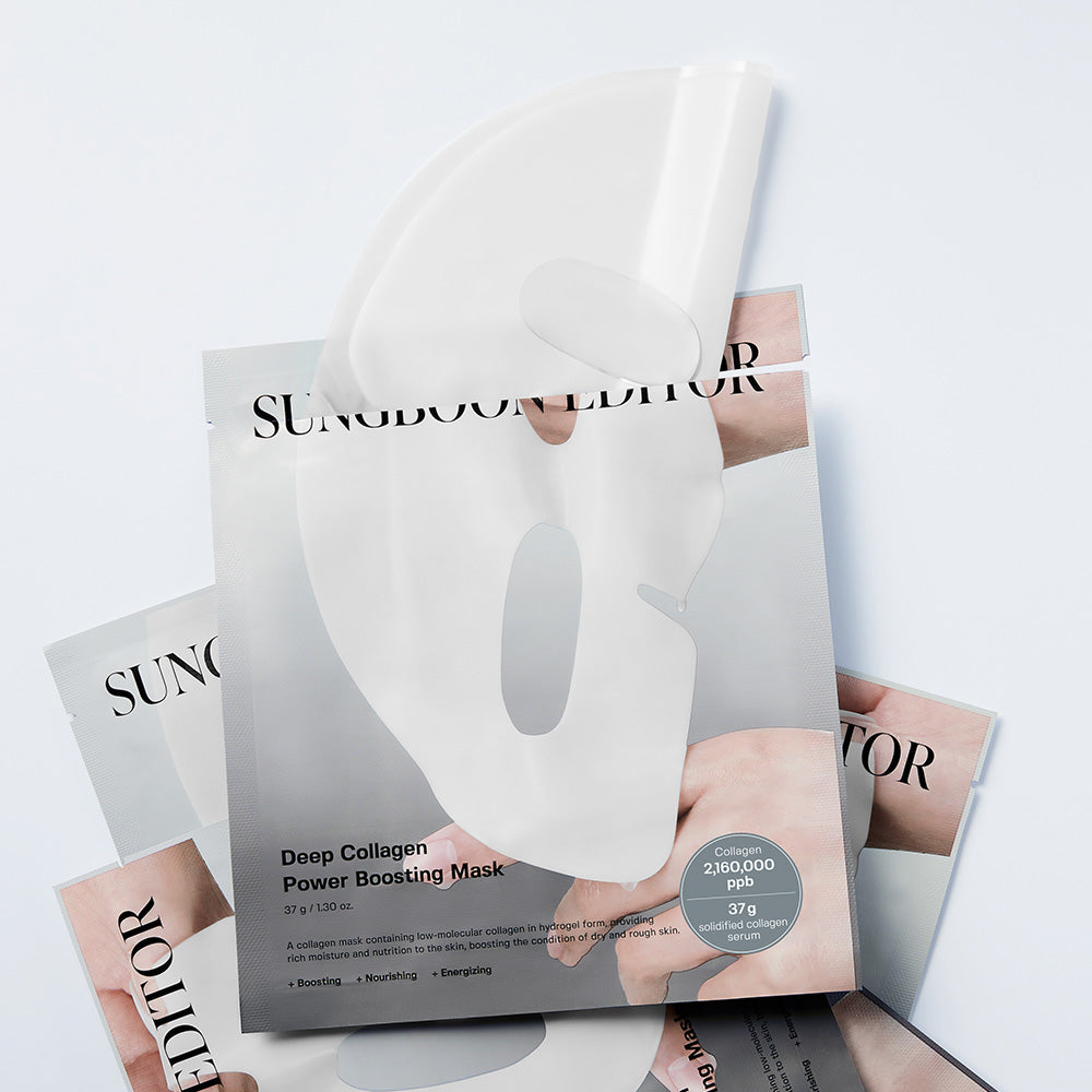 Sungboon Editor Deep Collagen Power Boosting — Máscara Facial 4 × 37 g