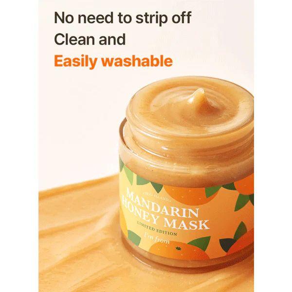 I'm From Mandarin Honey Mask — Máscara Facial Lavável 120 g