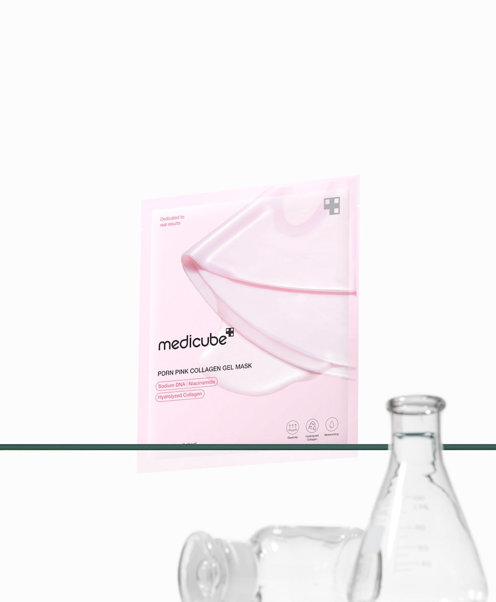 Medicube PDRN Pink Collagen Gel — Máscara Facial 4 un
