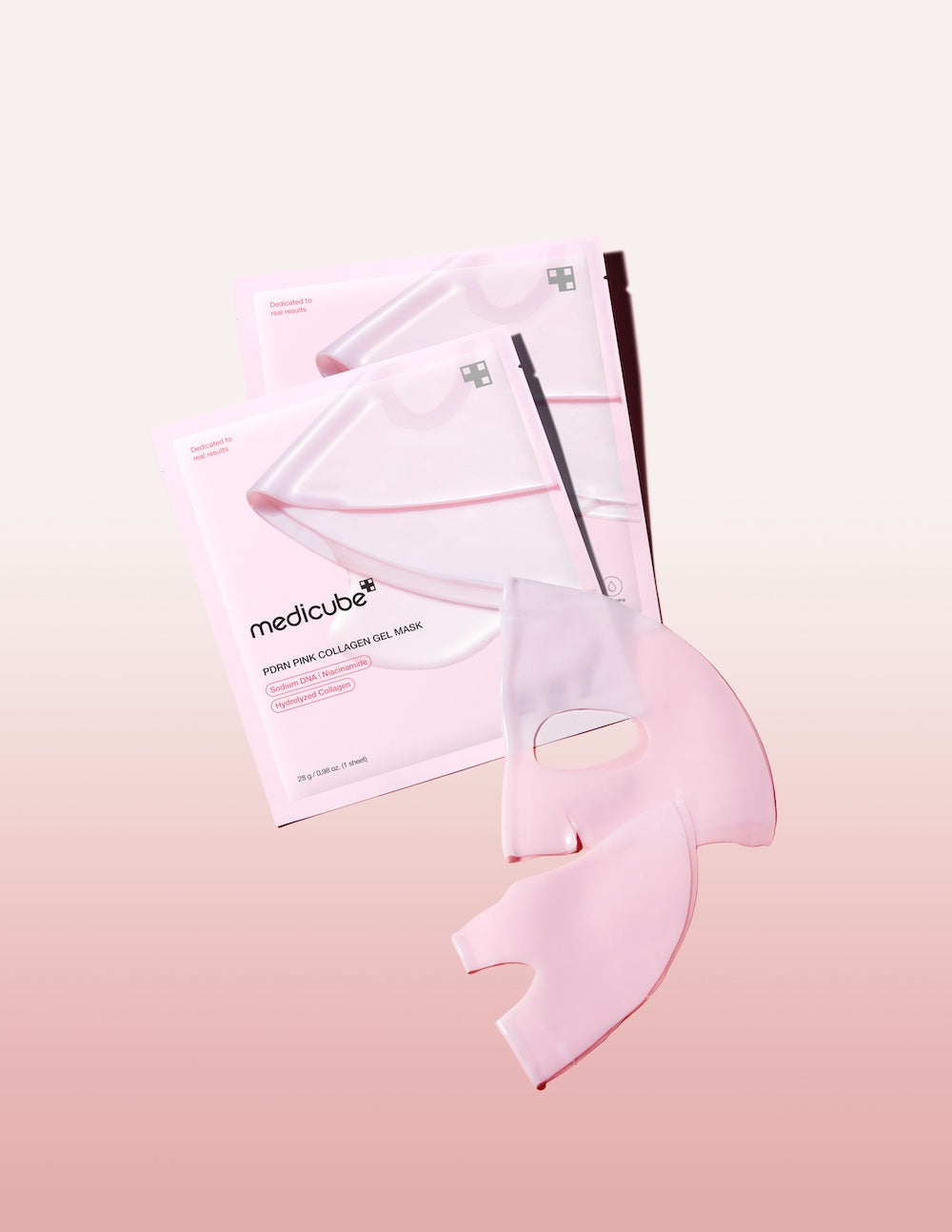 Medicube PDRN Pink Collagen Gel — Máscara Facial 4 un