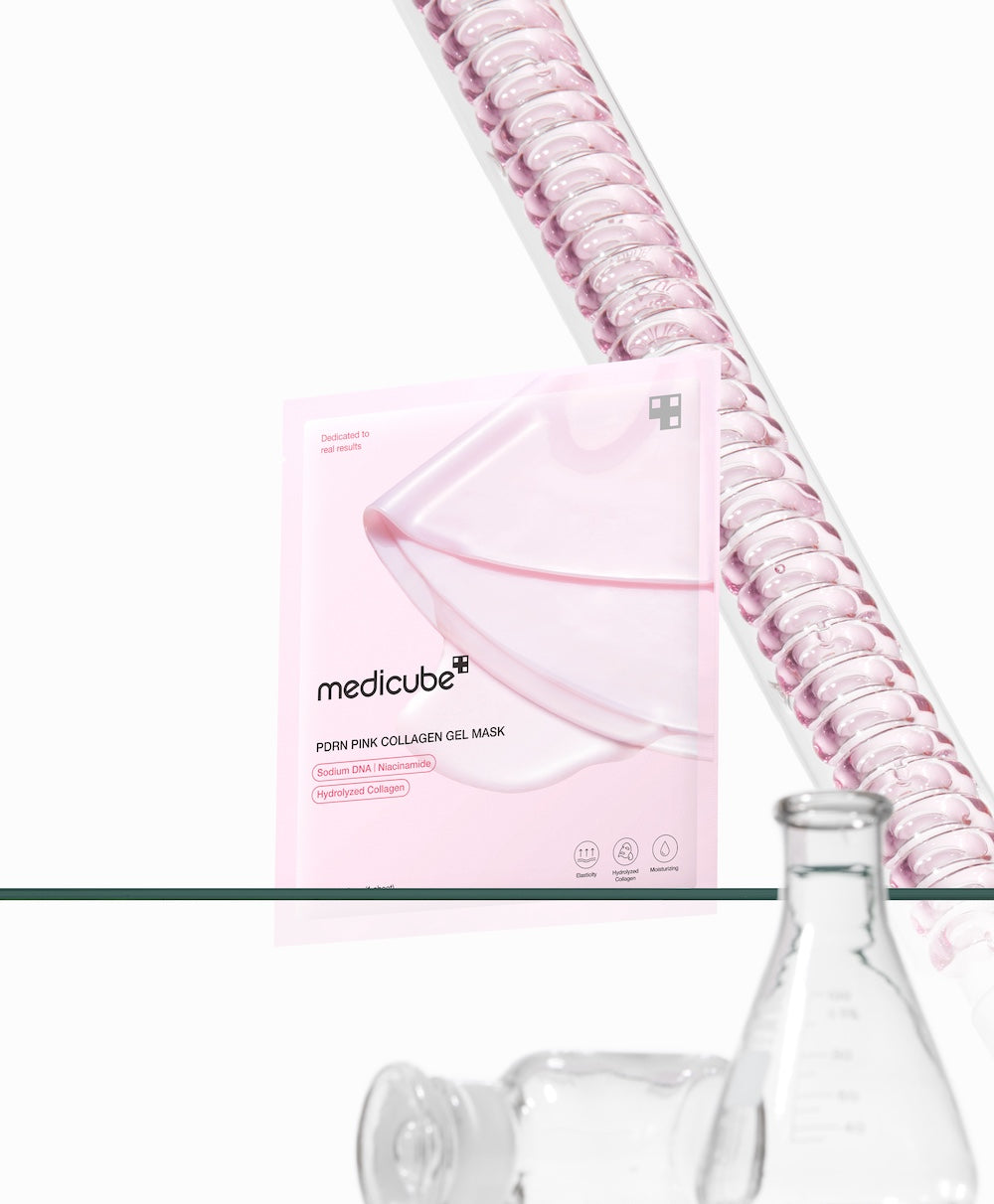 Medicube PDRN Pink Collagen Gel — Máscara Facial 4 un