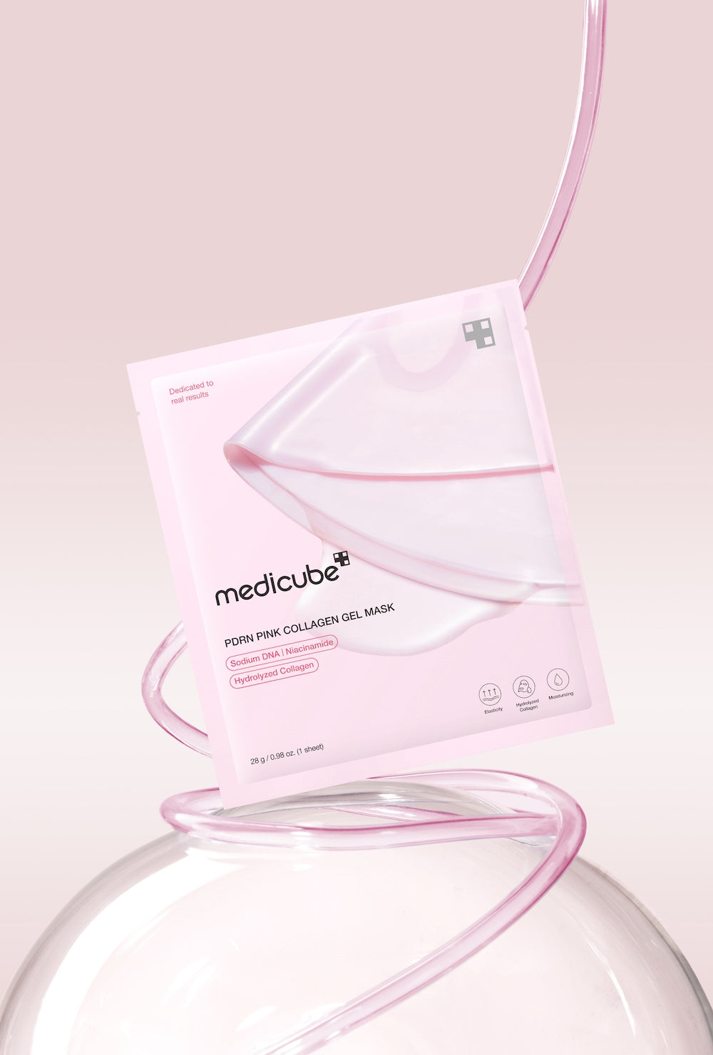 Medicube PDRN Pink Collagen Gel — Máscara Facial 4 un