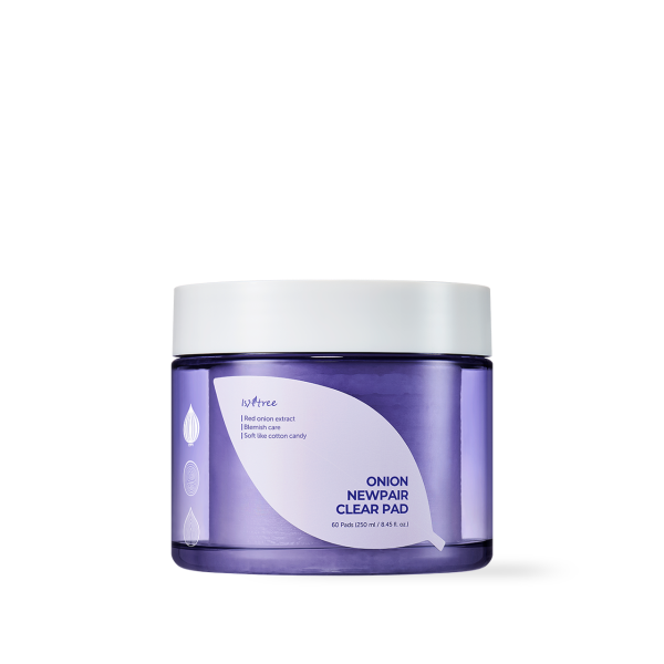 Isntree Onion NewPair Clear — Discos Faciais 250 ml (60 un)