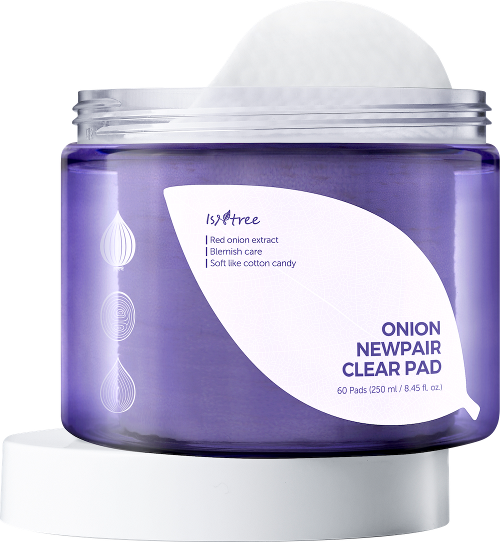 Isntree Onion NewPair Clear — Discos Faciais 250 ml (60 un)