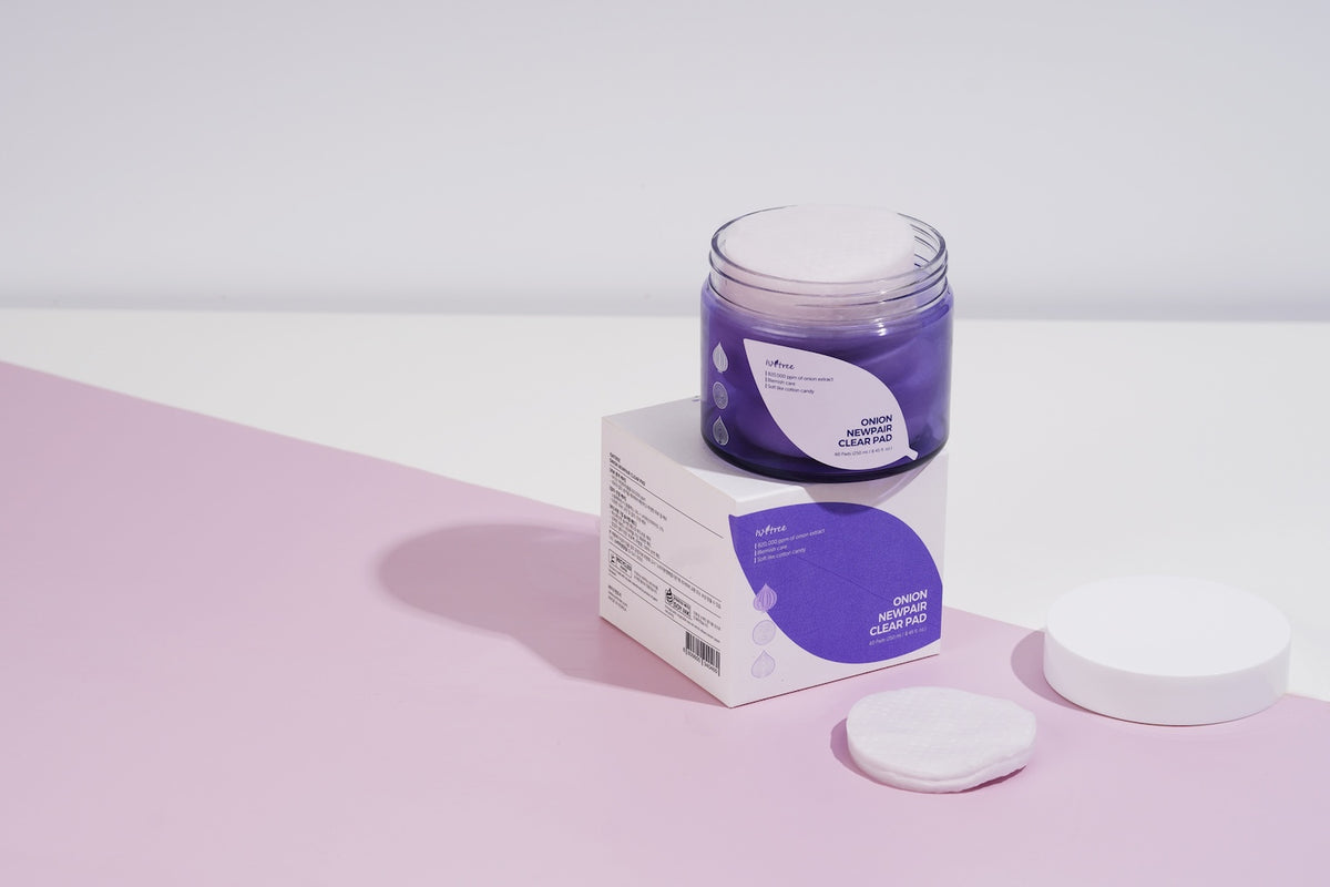 Isntree Onion NewPair Clear — Discos Faciais 250 ml (60 un)