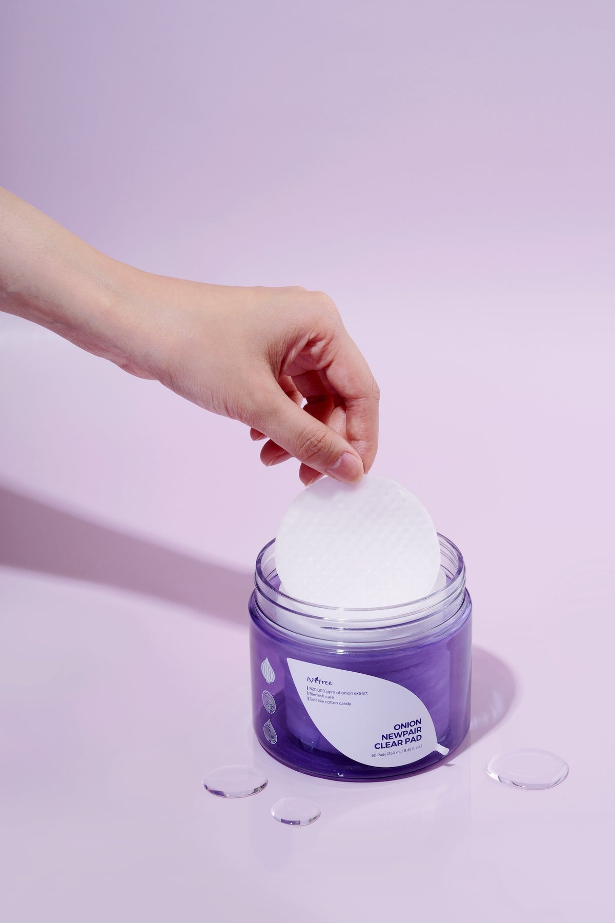 Isntree Onion NewPair Clear — Discos Faciais 250 ml (60 un)
