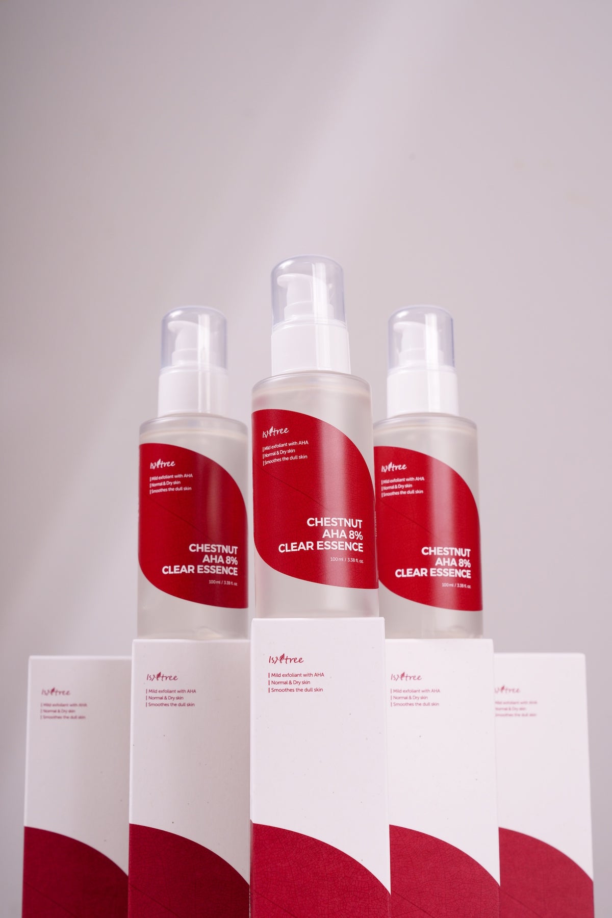 Isntree Chestnut AHA Clear — Essência Facial 100 ml